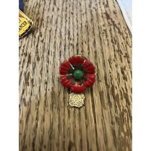 Veterans of Foreign Wars of The US Poppy Lapel Pin